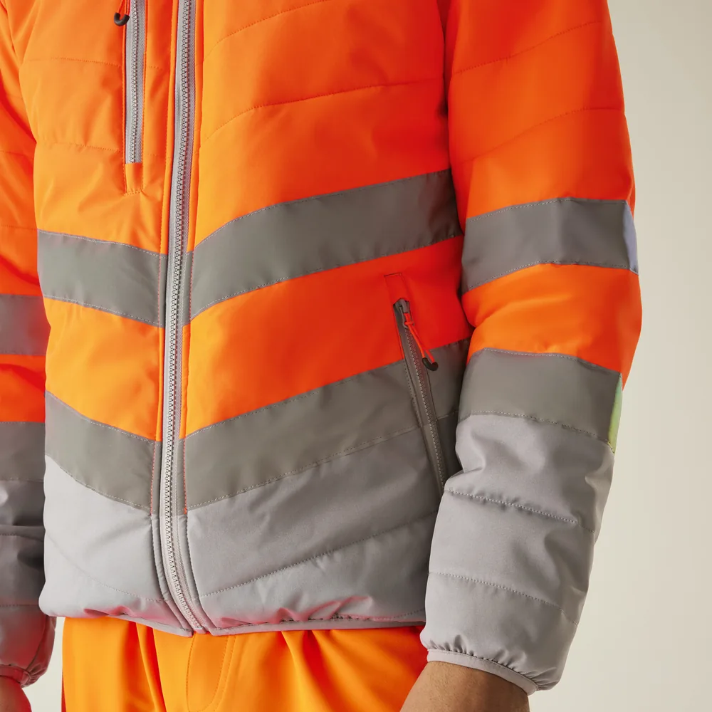 Hi-Vis 2-Tone Thermal Baffle Jacket – Image 4