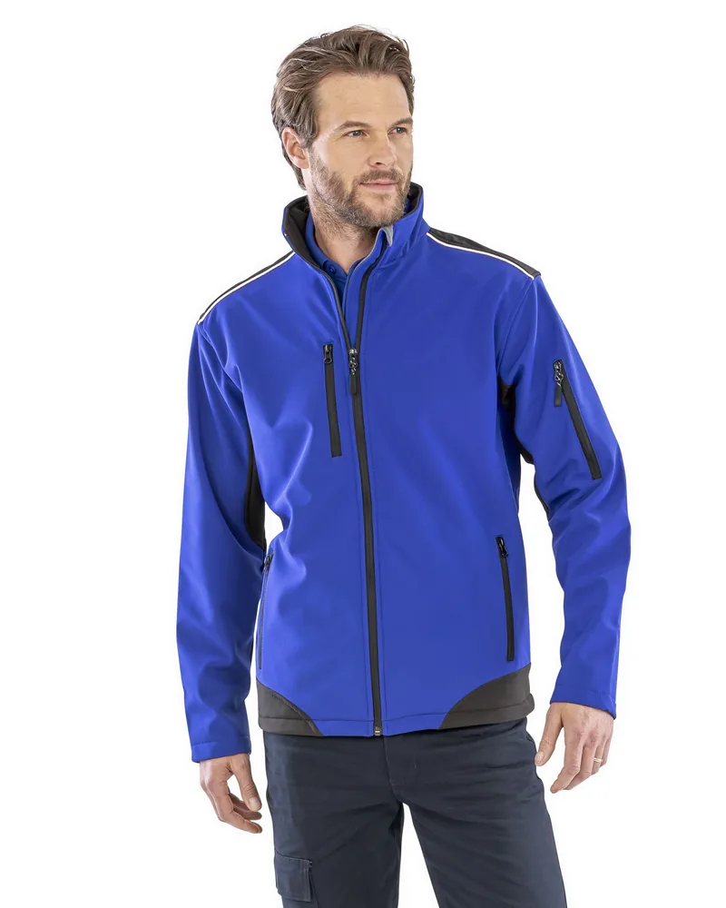 Ripstop Soft Shell Workwear Jacket With Cordura Panels