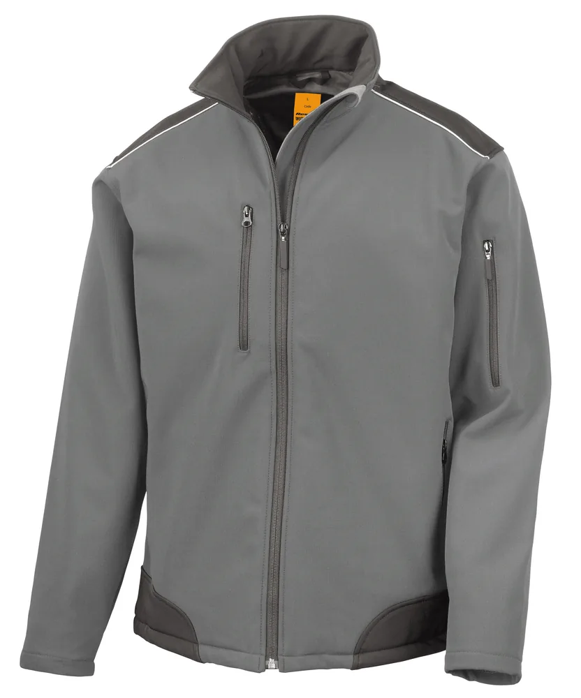 Ripstop Soft Shell Workwear Jacket With Cordura Panels – Image 2