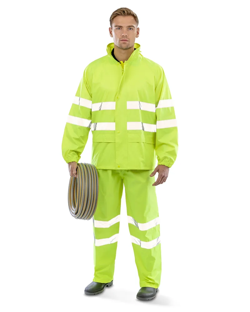 High Vis Waterproof Suit