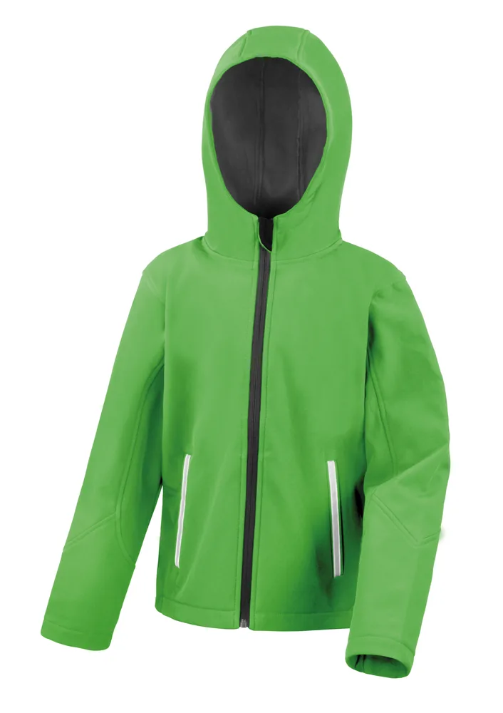 Youth TX Performance Hooded Soft Shell Jacket – Image 2