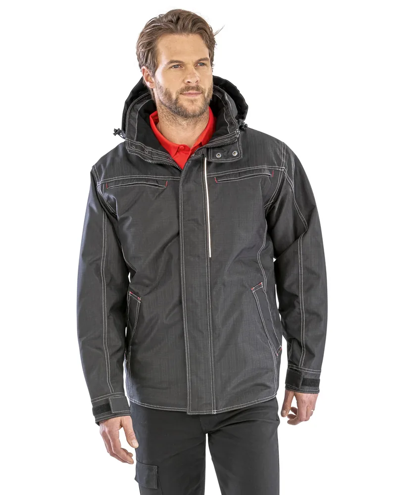 Denim Texture Rugged Jacket