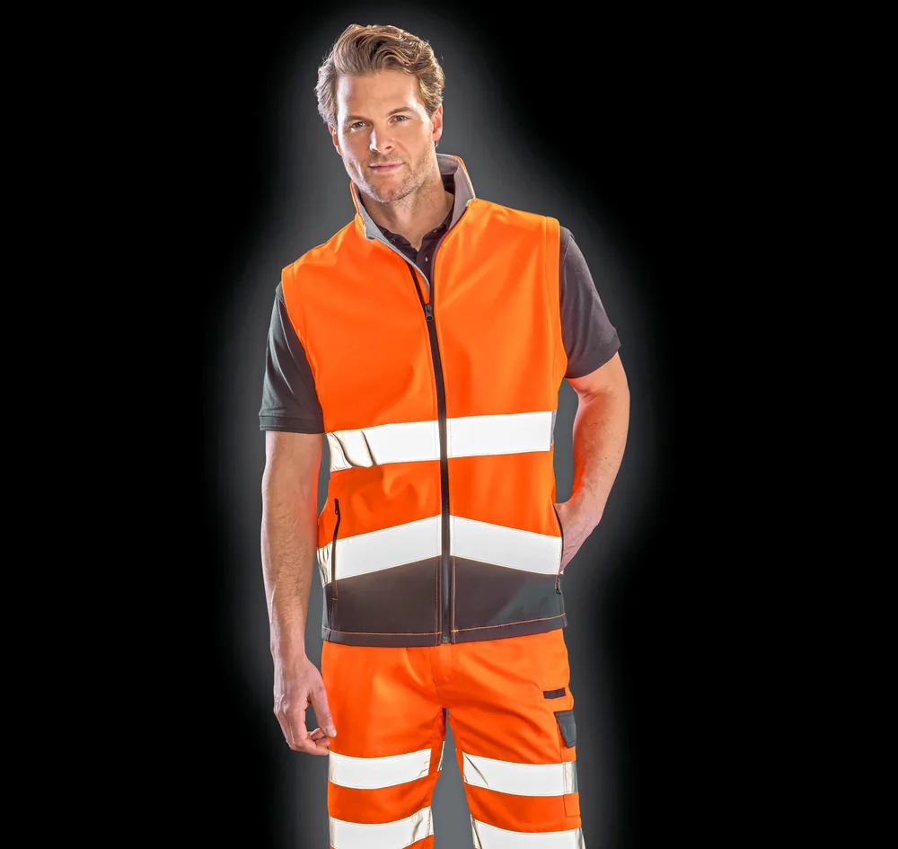 Printable Safety Softshell Gilet