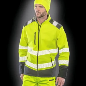 Printable Ripstop Safety Softshell Jacket