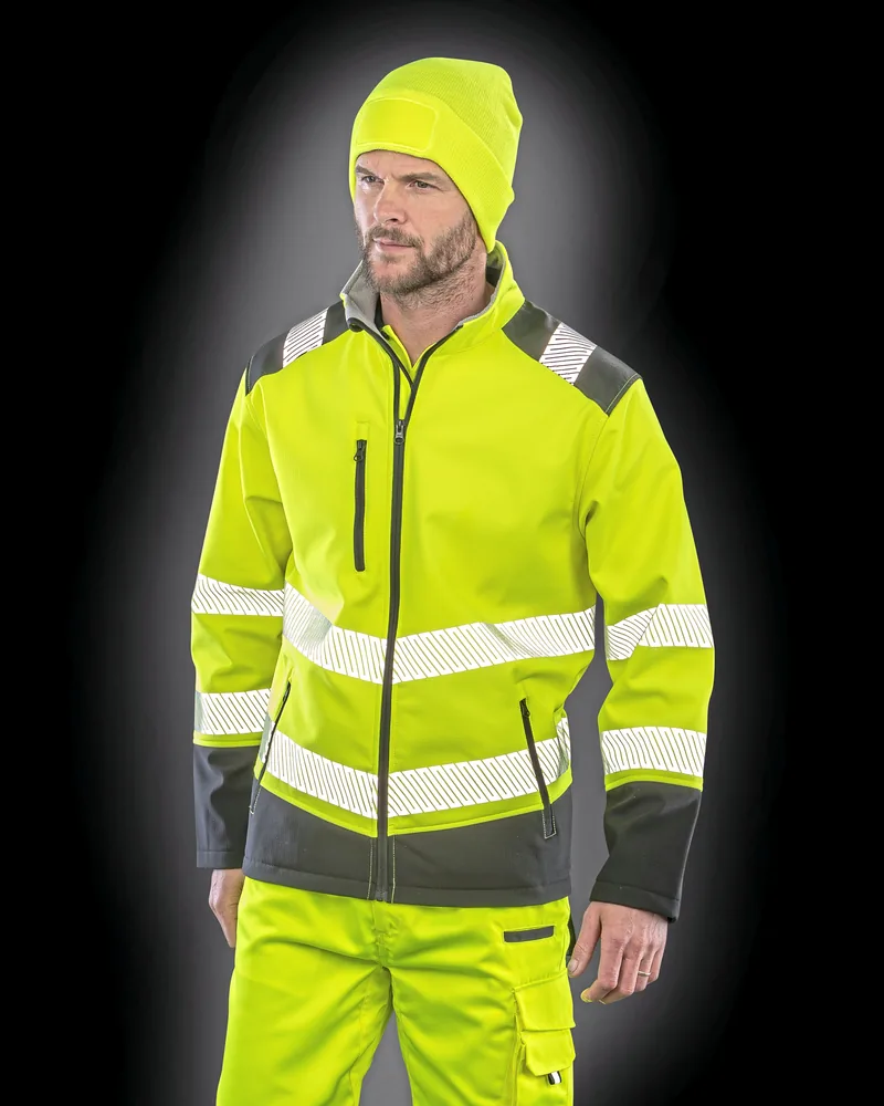 Printable Ripstop Safety Softshell Jacket