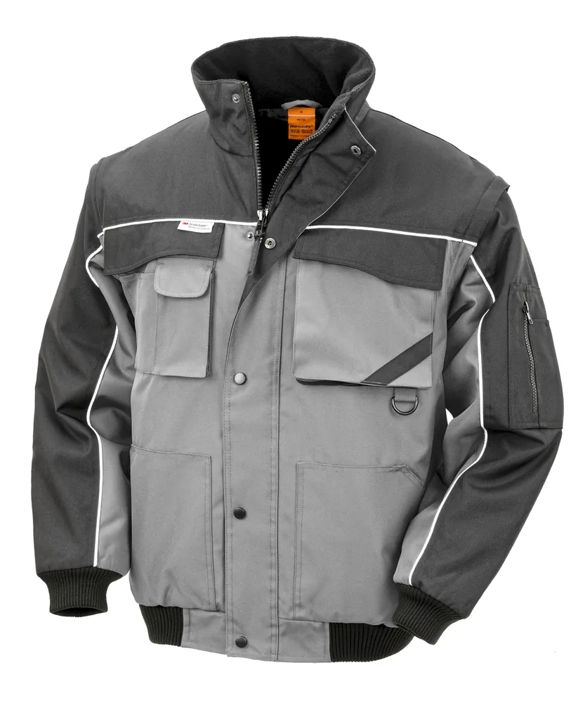 Zip Sleeve Heavy Duty Jacket – Image 2