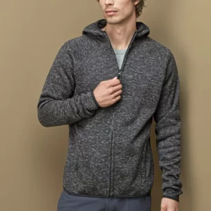 Lux Hooded Knitfleece Jacket