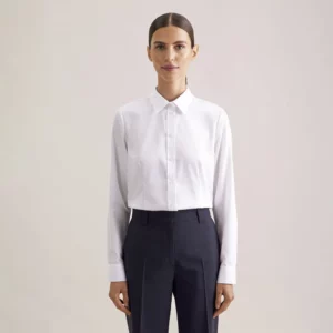 Women´s Blouse Regular Fit Fine Twill Longsleeve