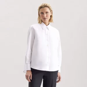 Women´s Oversize Popeline Blouse Longsleee