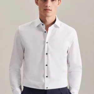 Men´s Shirt Poplin Slim Fit Long Sleeve