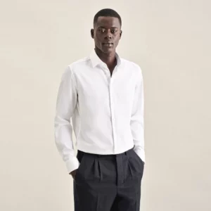 Men´s Shirt Shaped Fit Fine Twill Longsleeve