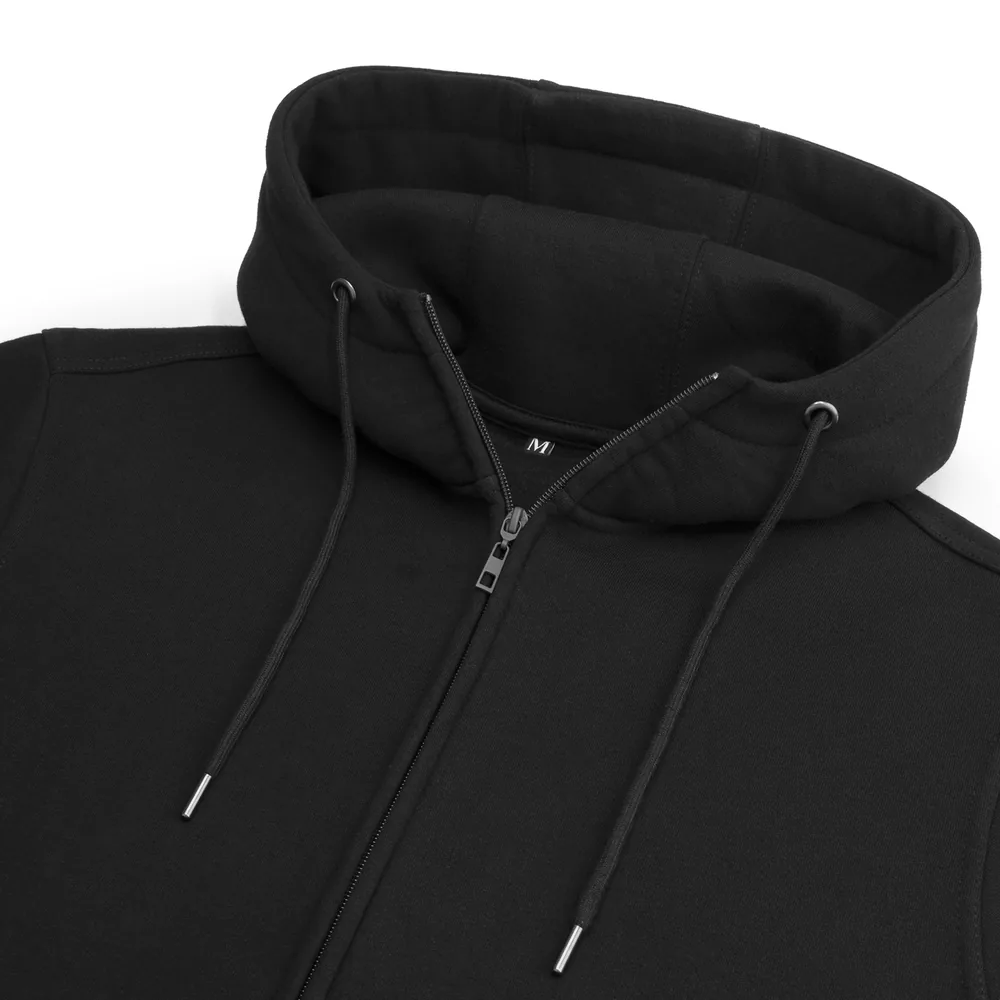 Organic Cotton Unisex Sweat Jacket – Image 3