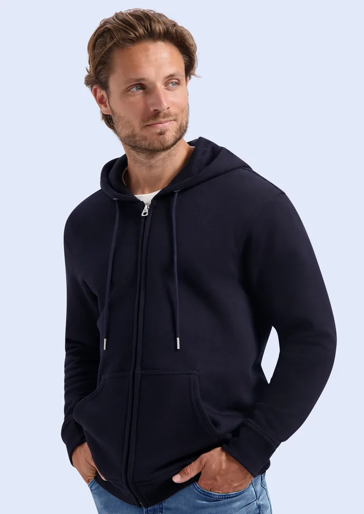Unisex Full Zip Hooded Jacket