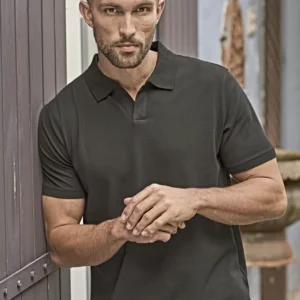 Luxury Stretch V-Neck Polo