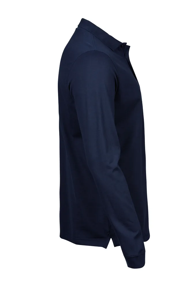 Men´s Luxury Stretch Long Sleeve Polo – Image 4