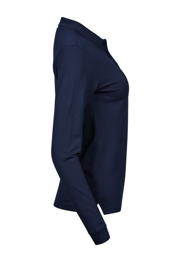 Women´s Luxury Stretch Long Sleeve Polo – Image 4