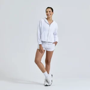 Women´s Recycled Drawstring Full-Zip Hoodie