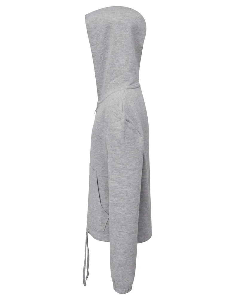 Kids Recycled Cropped Oversize Full-Zip Hoodie – Image 4