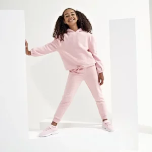 Kids Recycled Cropped Oversize Hoodie