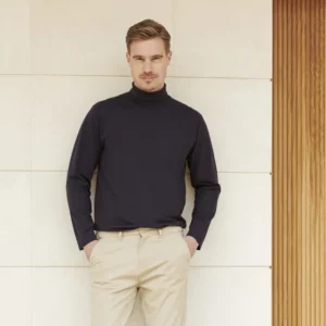 Roll-Neck Long-Sleeve Top