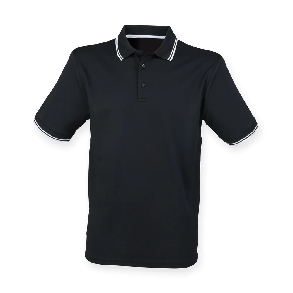 Men´s Coolplus® Short Sleeved Tipped Polo Shirt – Image 2