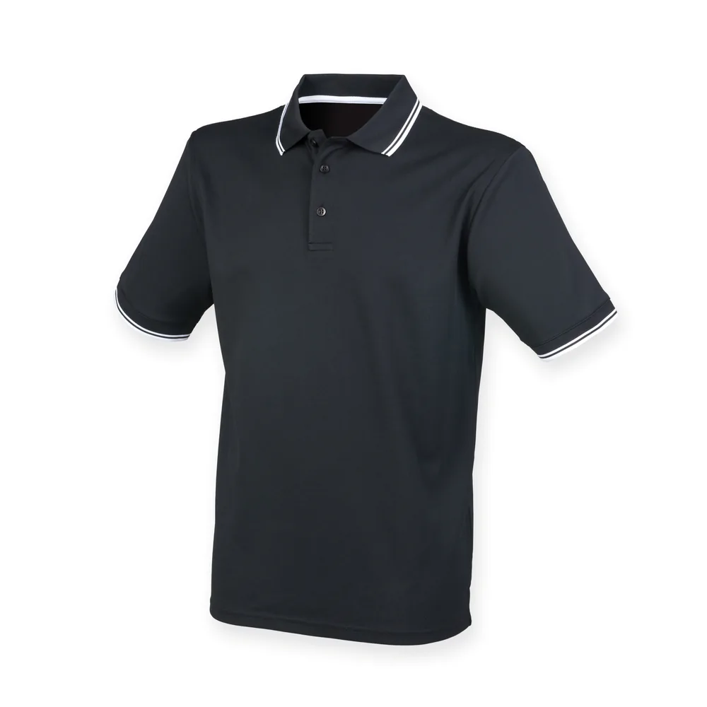 Men´s Coolplus® Short Sleeved Tipped Polo Shirt – Image 5