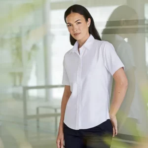 Ladies´ Classic Short Sleeved Oxford Shirt