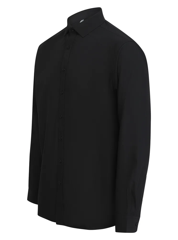 Men´s Long Sleeved ´Cotton Feel´ Coolplus® Shirt – Image 4