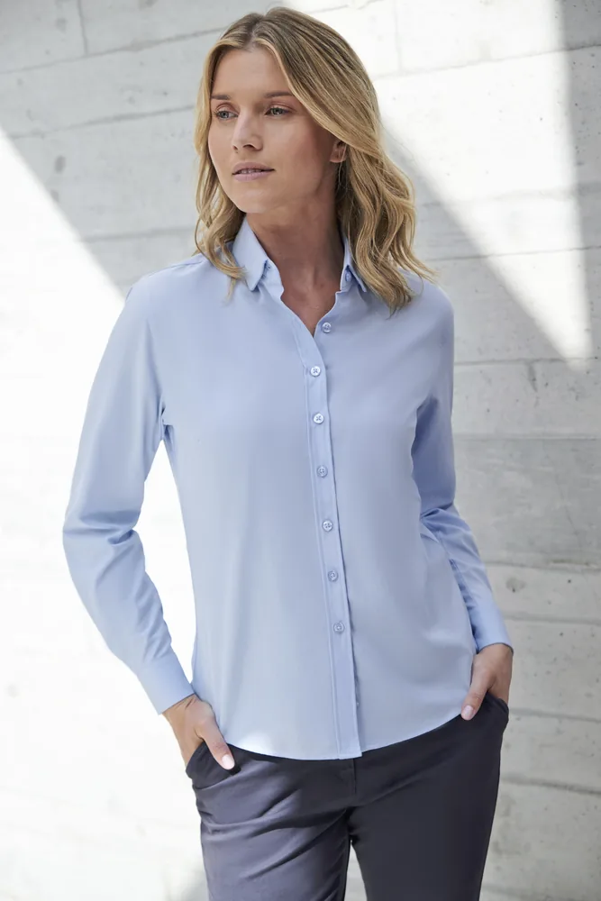Ladies´ Long Sleeved ´Cotton Feel´ Coolplus® Shirt