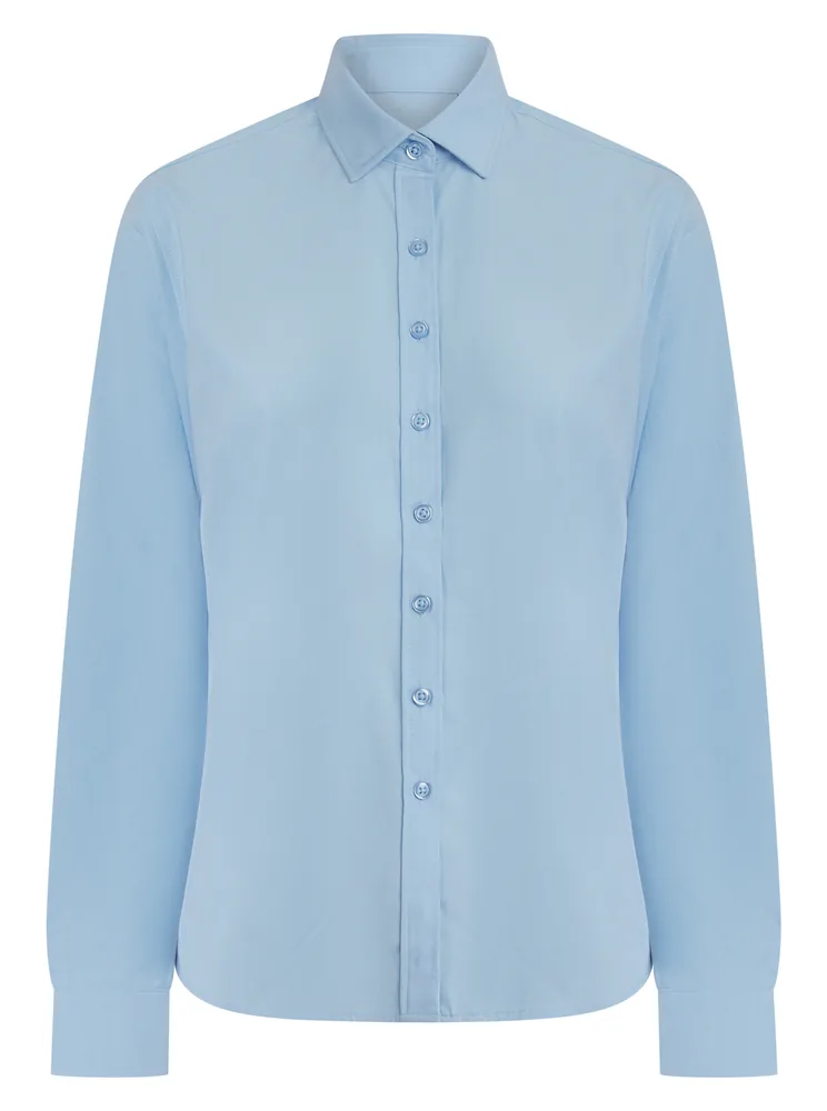 Ladies´ Long Sleeved ´Cotton Feel´ Coolplus® Shirt – Image 2