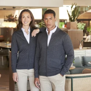 Unisex Zip Through Cardigan