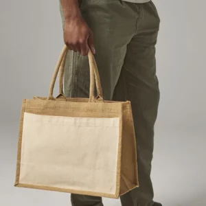 Cotton Pocket Jute Shopper