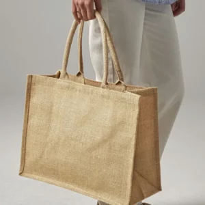Shimmer Jute Shopper