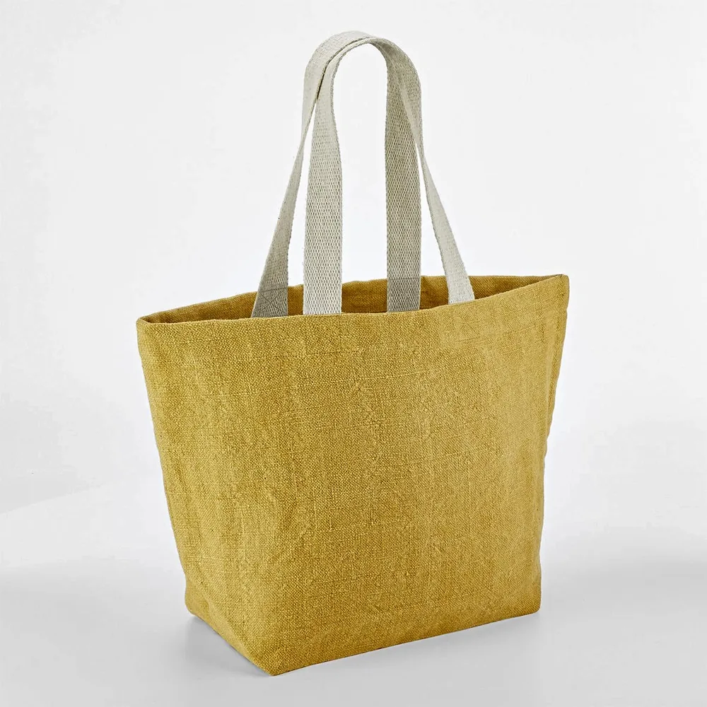 Soft Washed Jute Beach Bag – Image 2