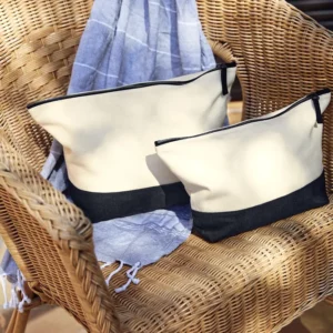 Dipped Base Canvas Accessory Bag