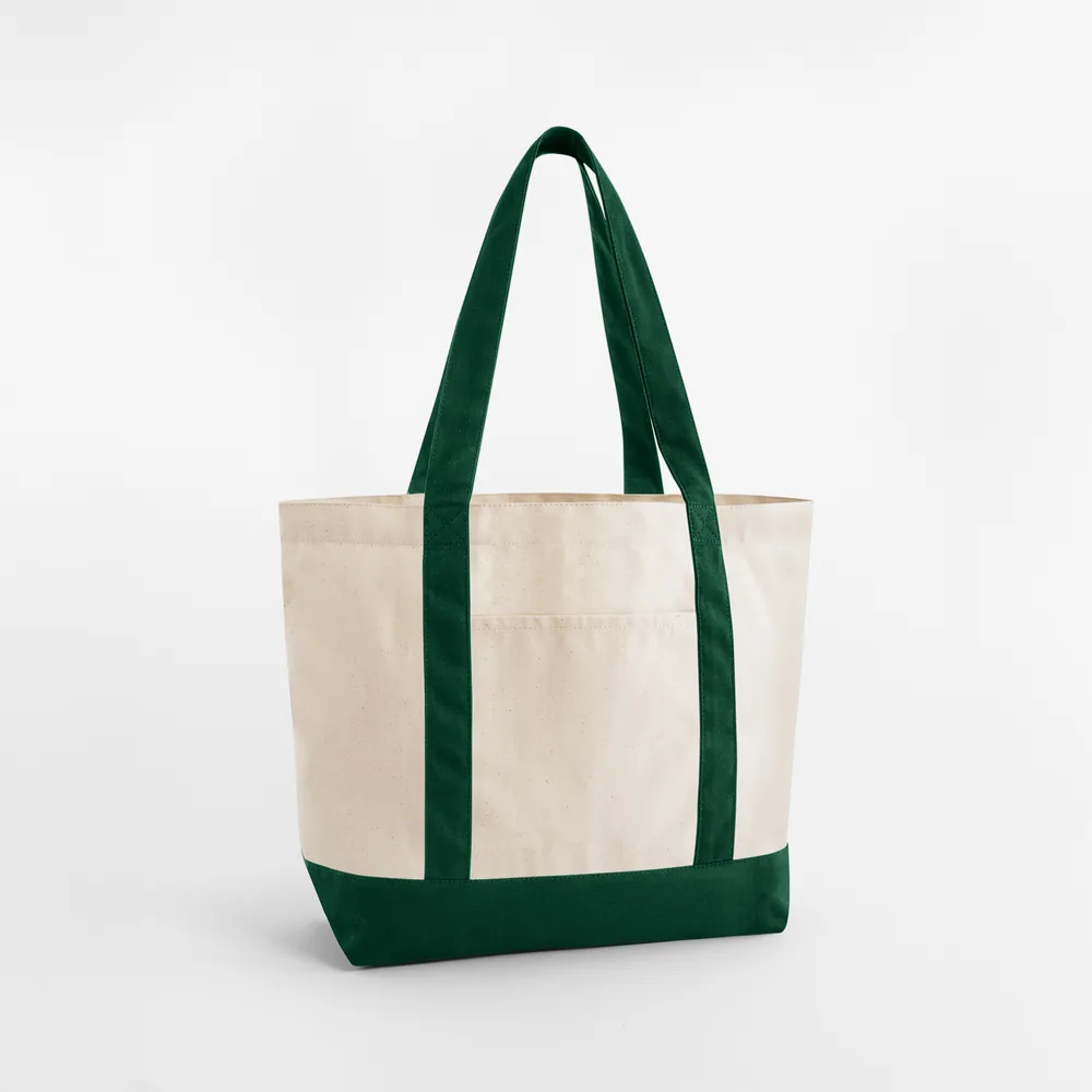 EarthAware® Organic Varsity Shopper – Image 2