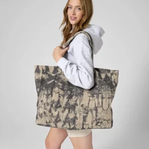 Tie Dye Canvas Tote Bag