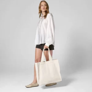 Chevron Handle Shopper