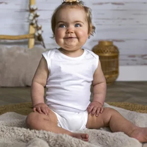 Organic Baby Bodysuit Sleeveless Rebel 03