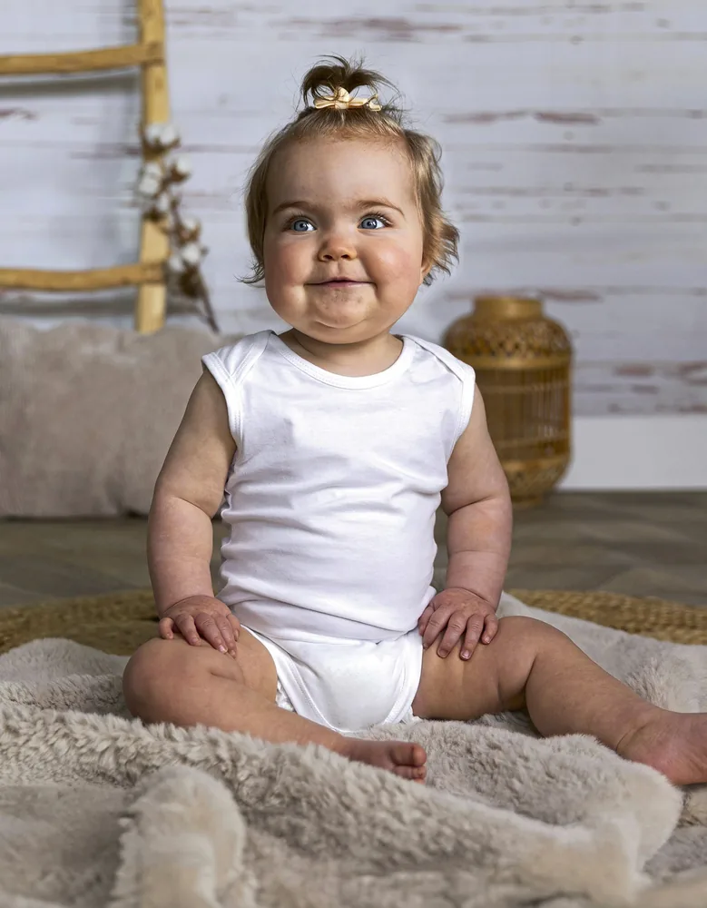 Organic Baby Bodysuit Sleeveless Rebel 03