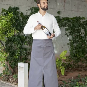 Bistro Apron With Split And Front Pocket