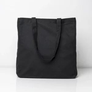 Cotton Bag Side Fold Long Handles