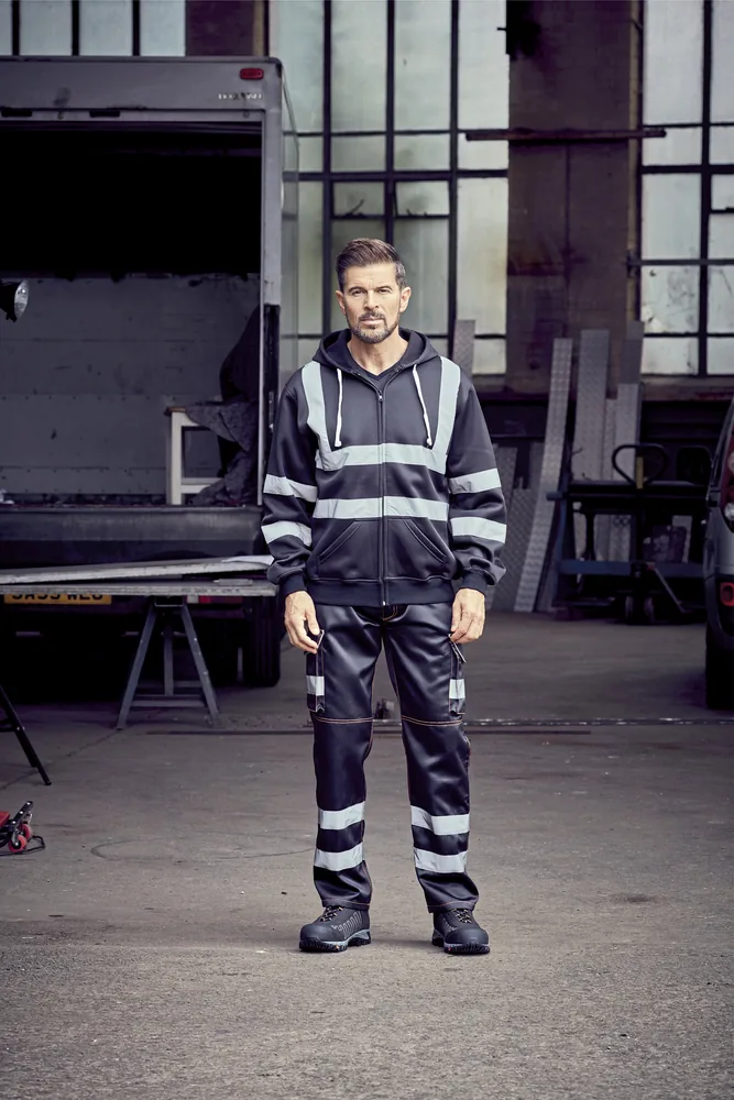 Hi-Vis Zip Hoodie