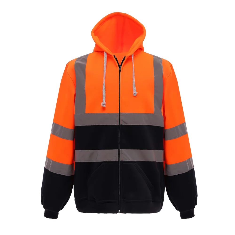 Hi-Vis Zip Hoodie – Image 2