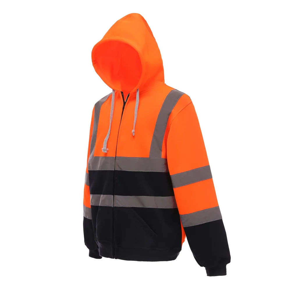 Hi-Vis Zip Hoodie – Image 4