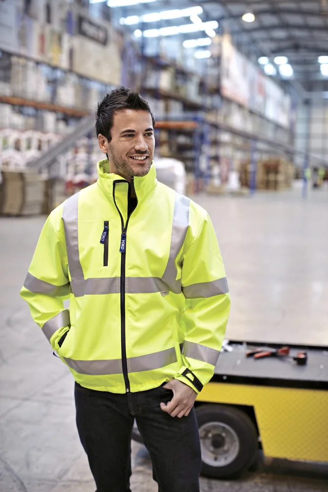 Hi-Vis 2 Bands & Braces Softshell Jacket