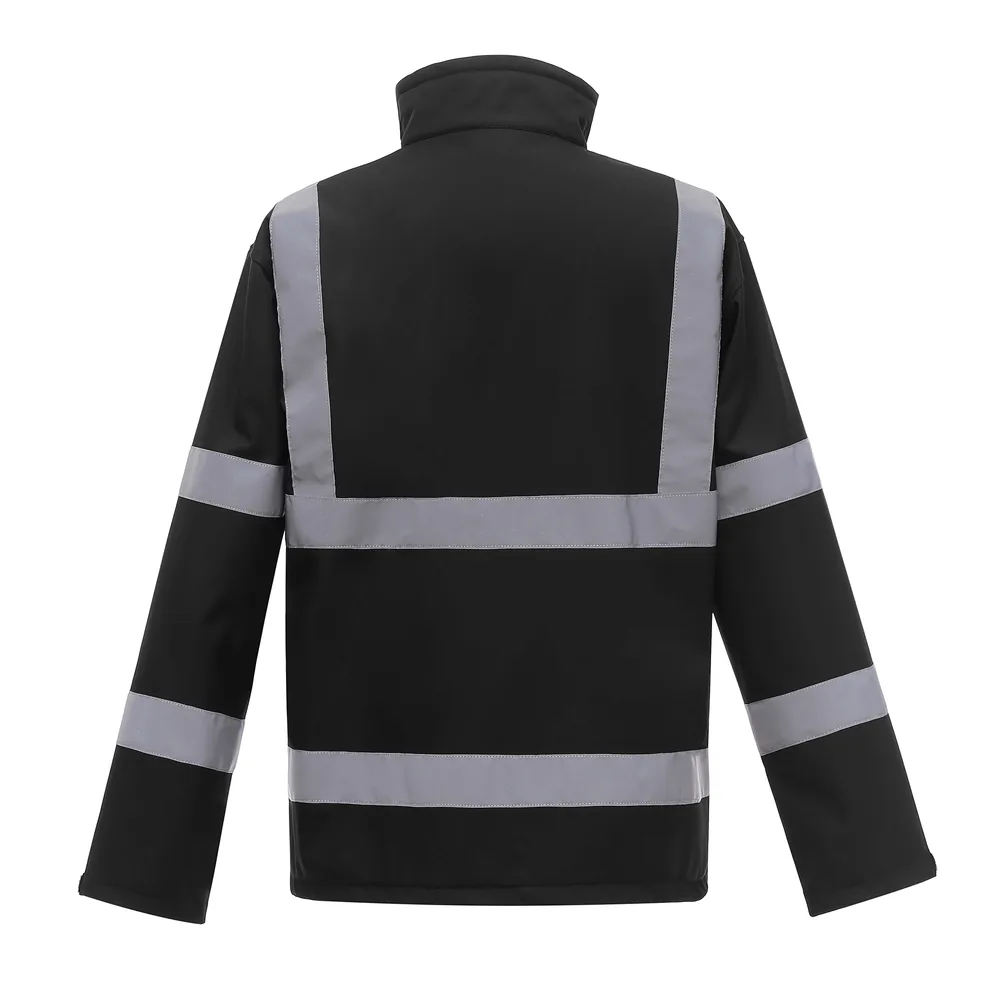 Hi-Vis 2 Bands & Braces Softshell Jacket – Image 3