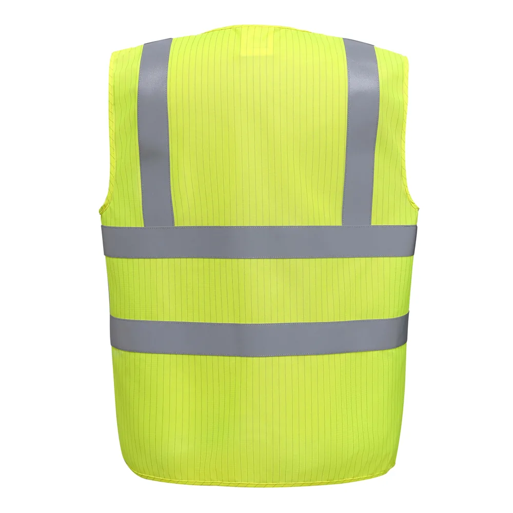 Hi-Vis Anti-Static Flame Retardant Waistcoat – Image 3
