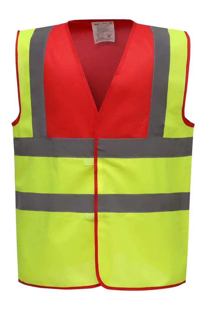 Hi-Vis 2 Bands & Braces Waistcoat – Image 2