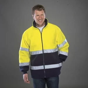 Hi-Vis 2 Bands 2-Tone Fleece Jacket